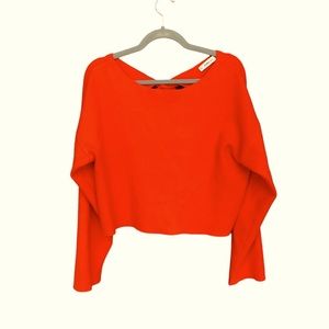 Zara knit cropped sweater woman’s size medium